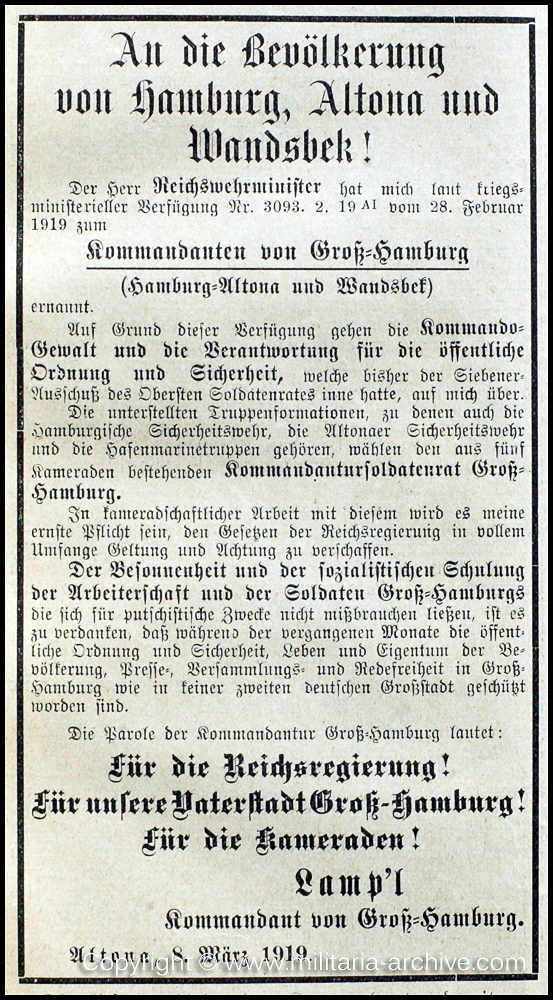 Deutsche Polizei Archiv 10th May 1929 