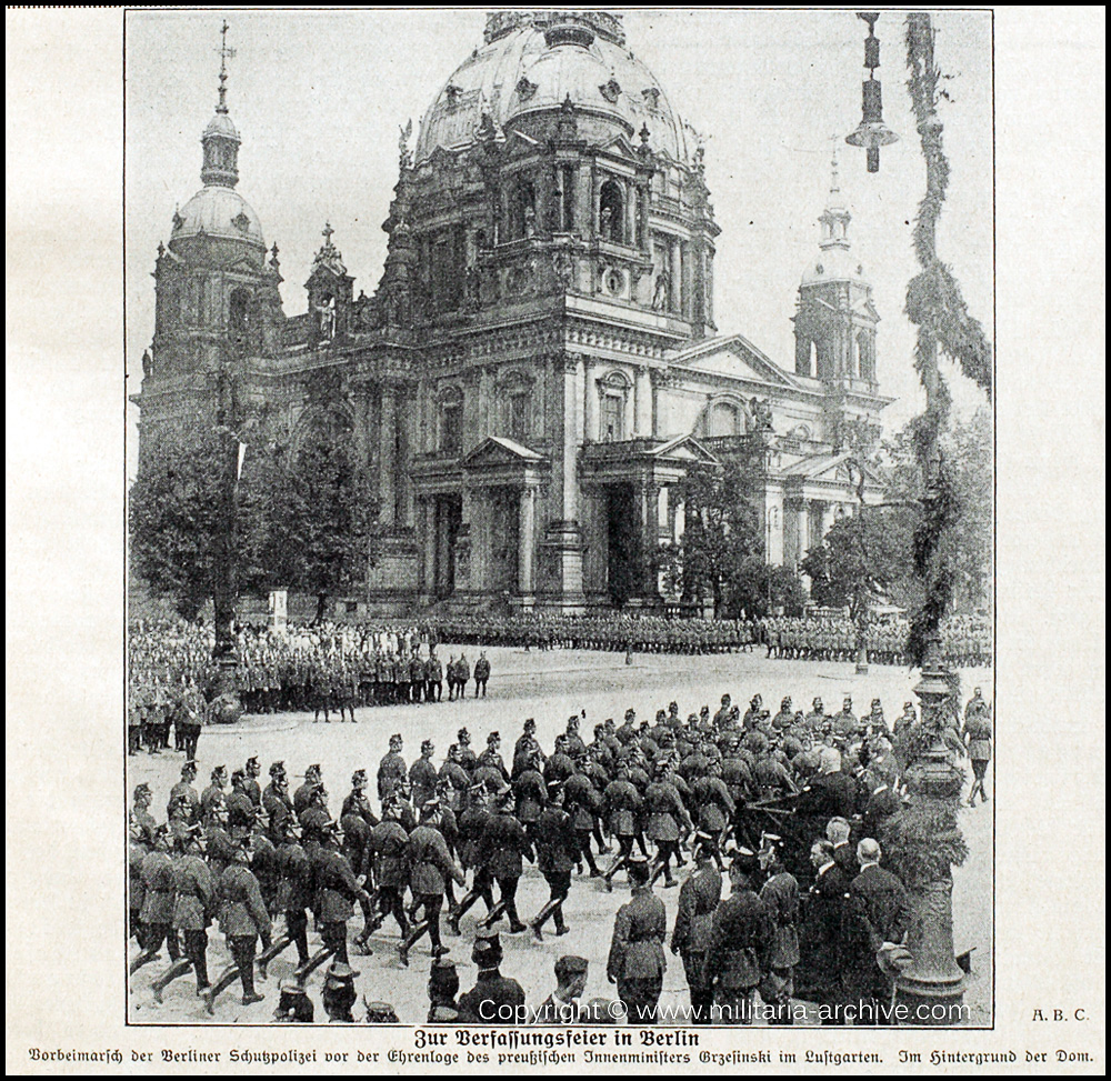 Deutsche Polizei Archiv 25th August 1929