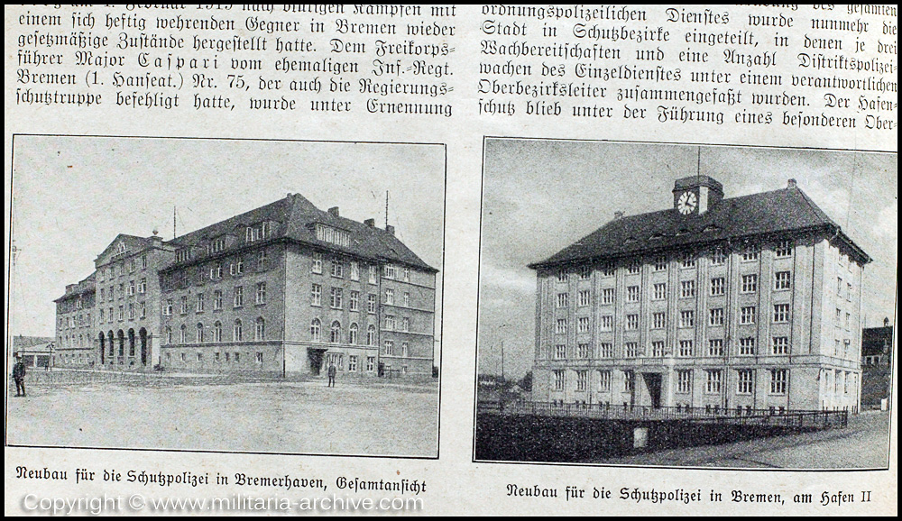 Deutsche Polizei Archiv 10th December 1929